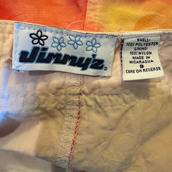 Super cute women’s size 9 unlined board shorts. Multicolor by Jimmy Z - Picture 8 of 9